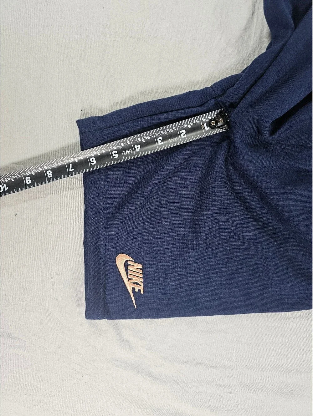 Nike Kids' Navy Blue  Cotton Blend Shorts. Size 7. #backtoschool